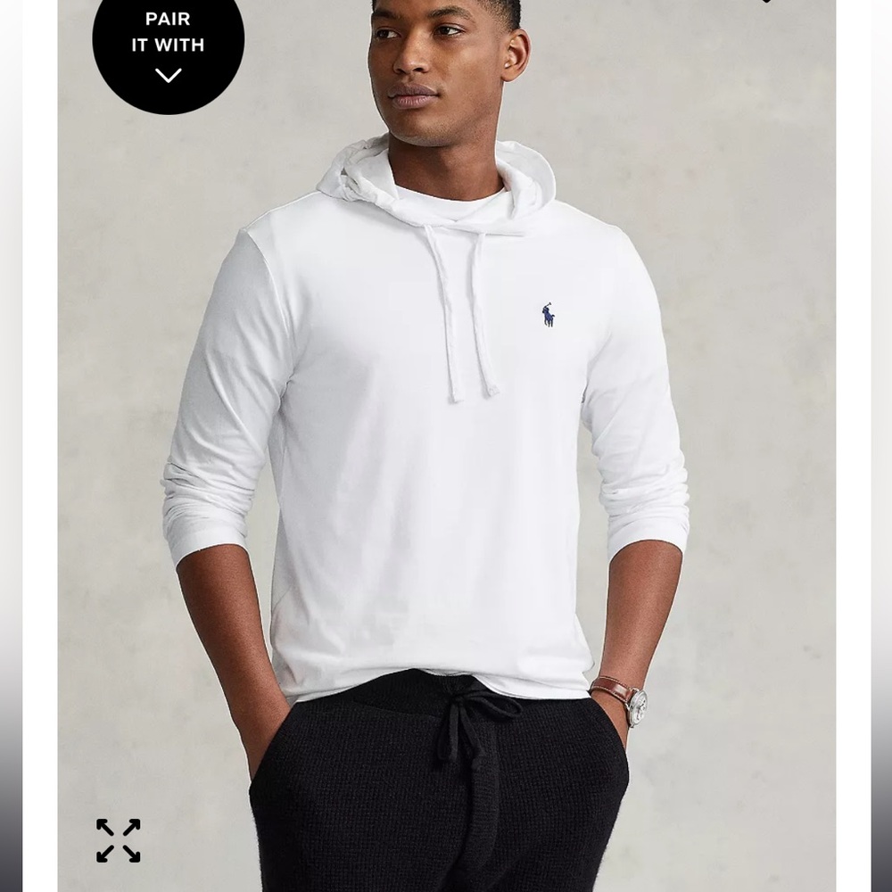 Polo Ralph Lauren men’s jersey hooded t-shirt